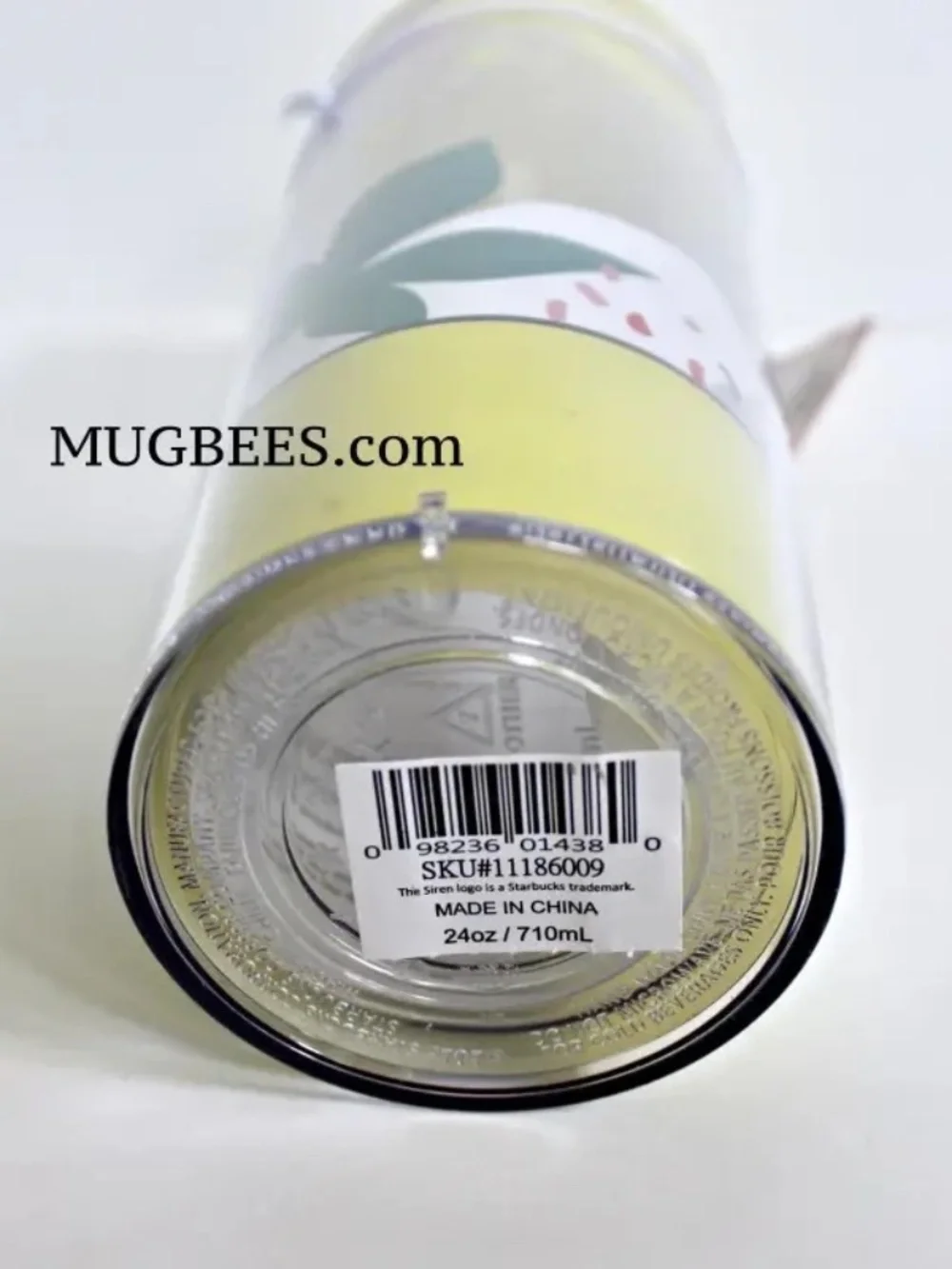 Starbucks x Miffy 2026 Acrylic Cold Cup Tumbler Straw Topper Venti 26oz